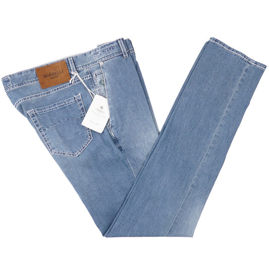 Luigi Borrelli Slim-Fit Lightweight Jeans