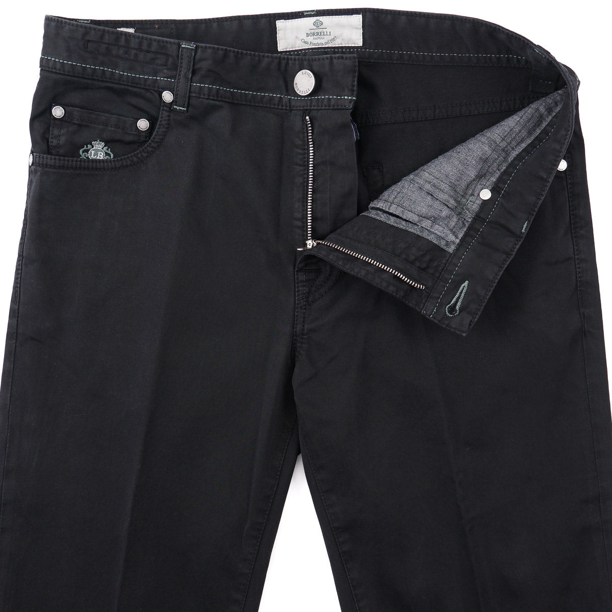 Luigi Borrelli Straight Fit Twill Jeans - Top Shelf Apparel