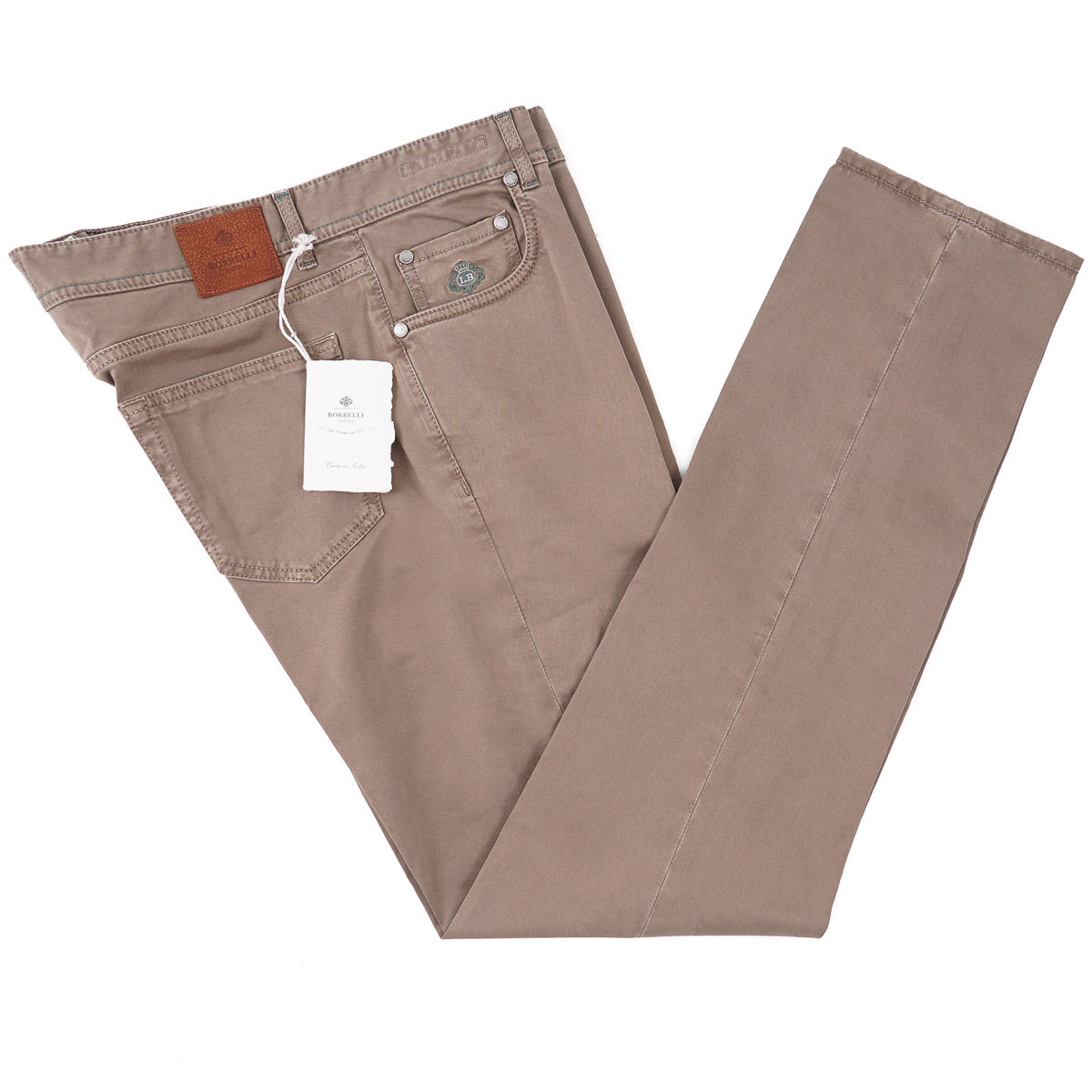 Luigi Borrelli Straight Fit Twill Jeans - Top Shelf Apparel