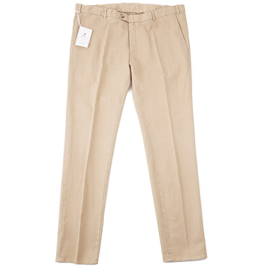 Luigi Borrelli Slim-Fit Cotton and Linen Pants