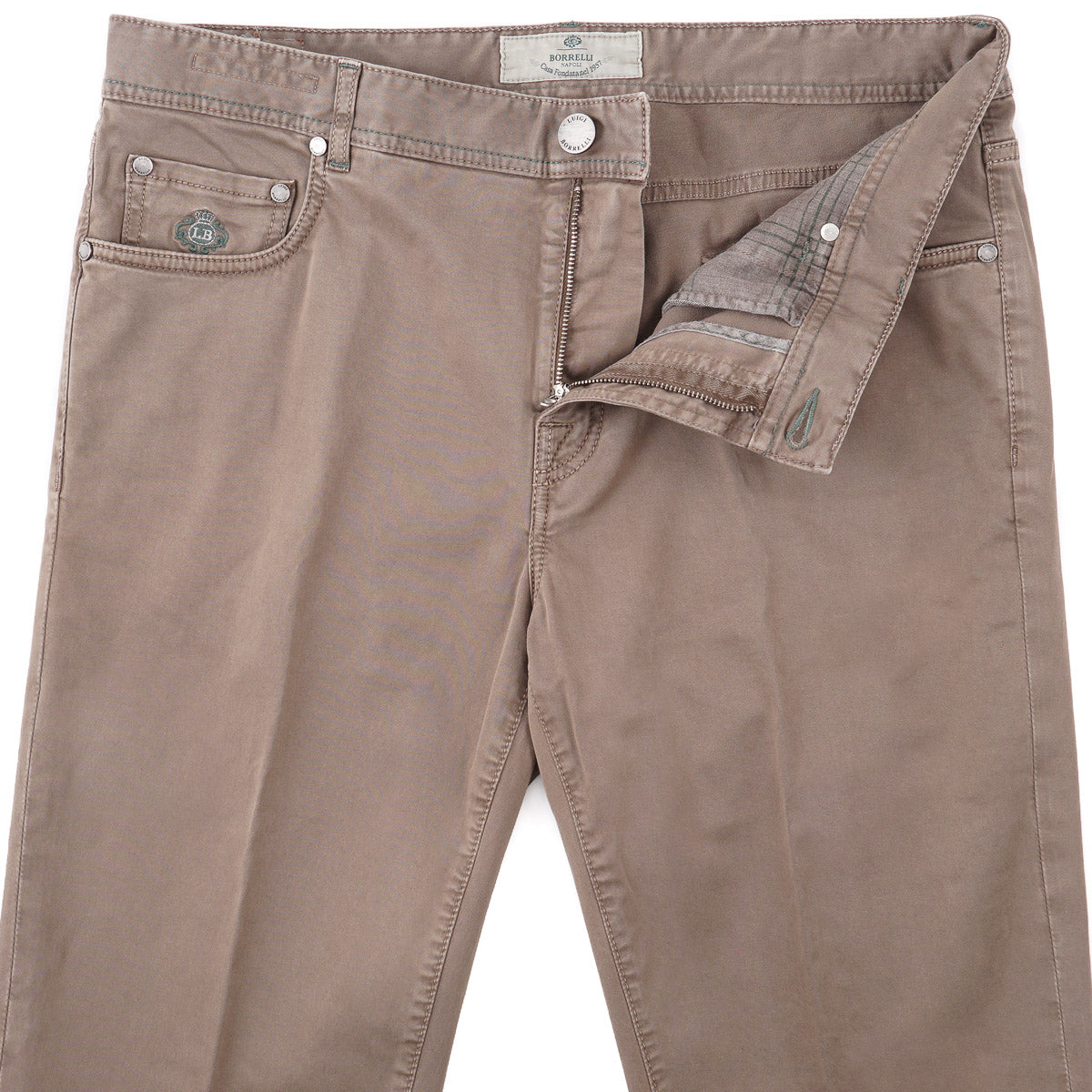 Luigi Borrelli Straight Fit Twill Jeans - Top Shelf Apparel