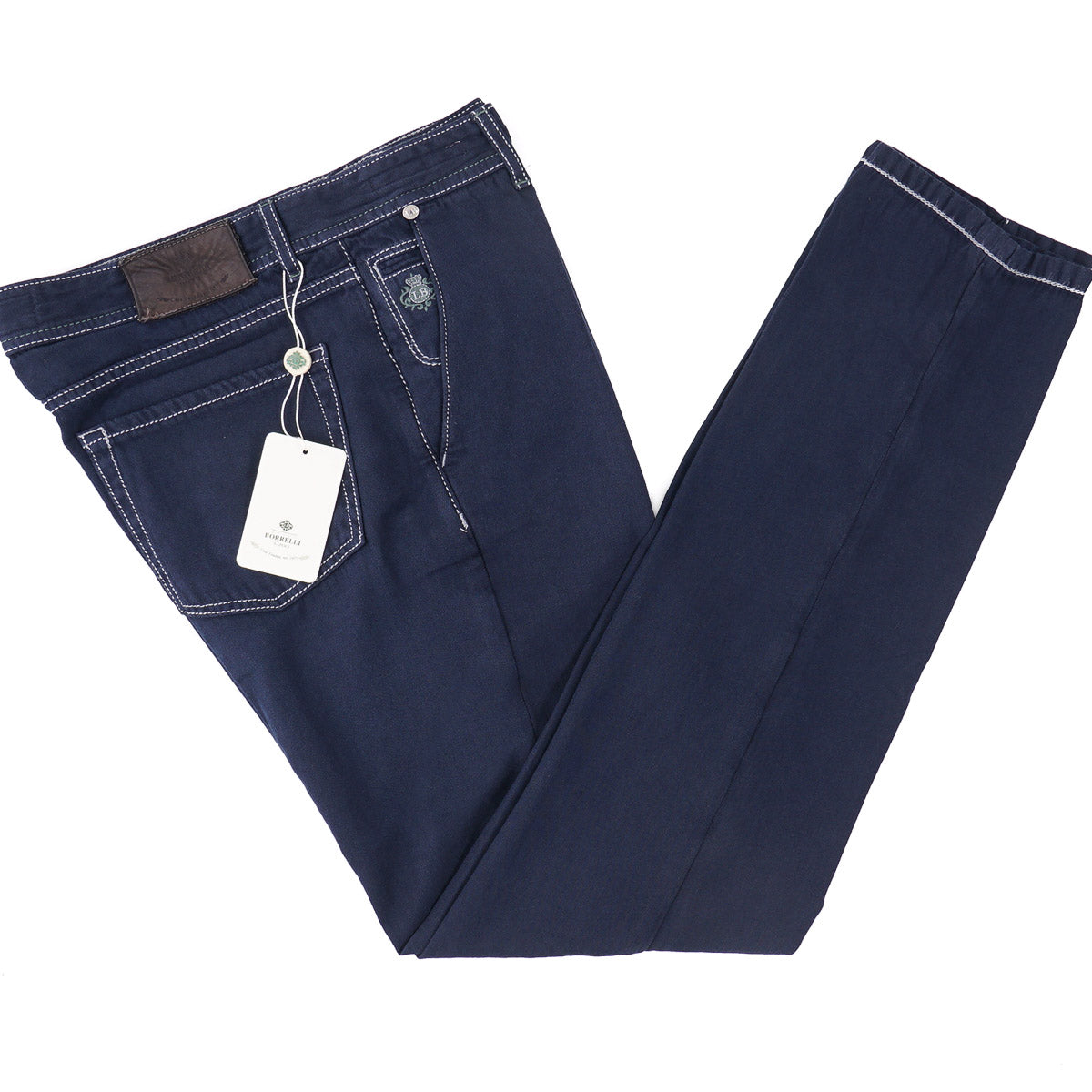 Luigi Borrelli Lightweight Cotton-Linen Jeans - Top Shelf Apparel