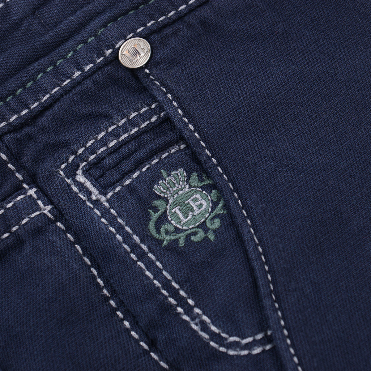 Luigi Borrelli Lightweight Cotton-Linen Jeans - Top Shelf Apparel