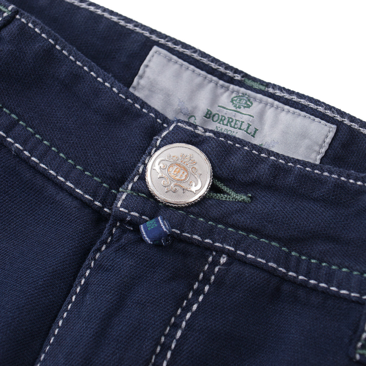 Luigi Borrelli Lightweight Cotton-Linen Jeans - Top Shelf Apparel