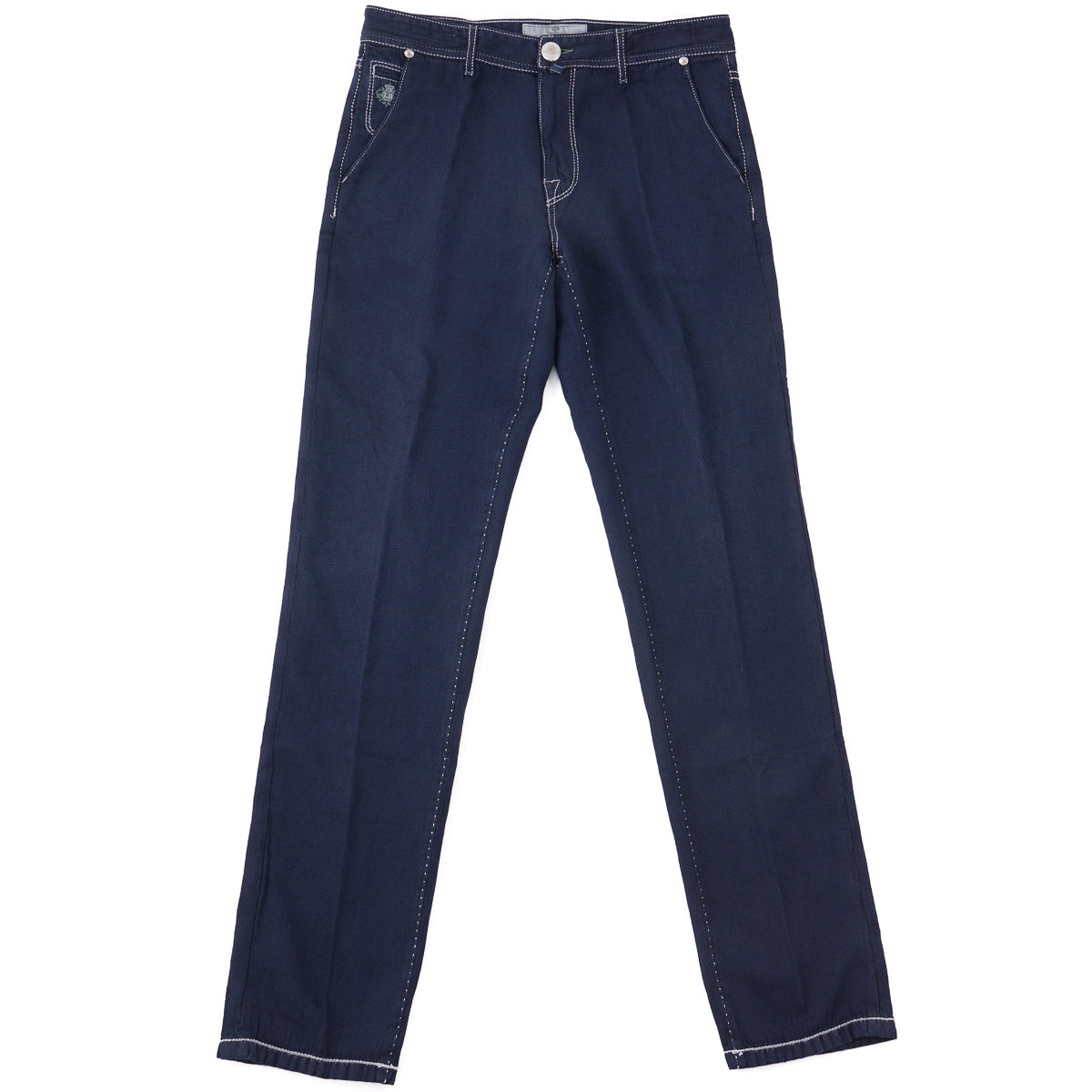 Luigi Borrelli Lightweight Cotton-Linen Jeans - Top Shelf Apparel