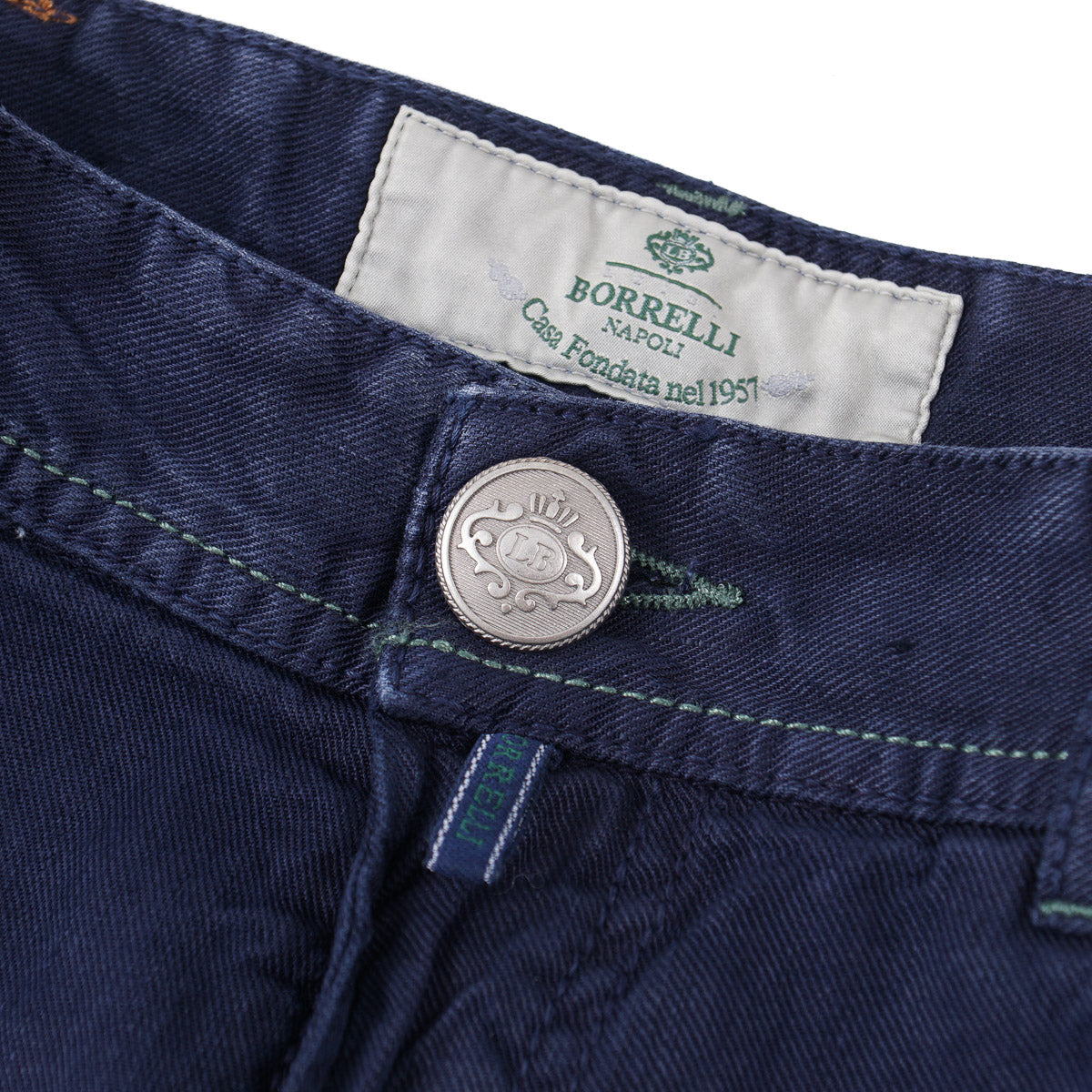 Luigi Borrelli Lightweight Linen-Cotton Jeans - Top Shelf Apparel