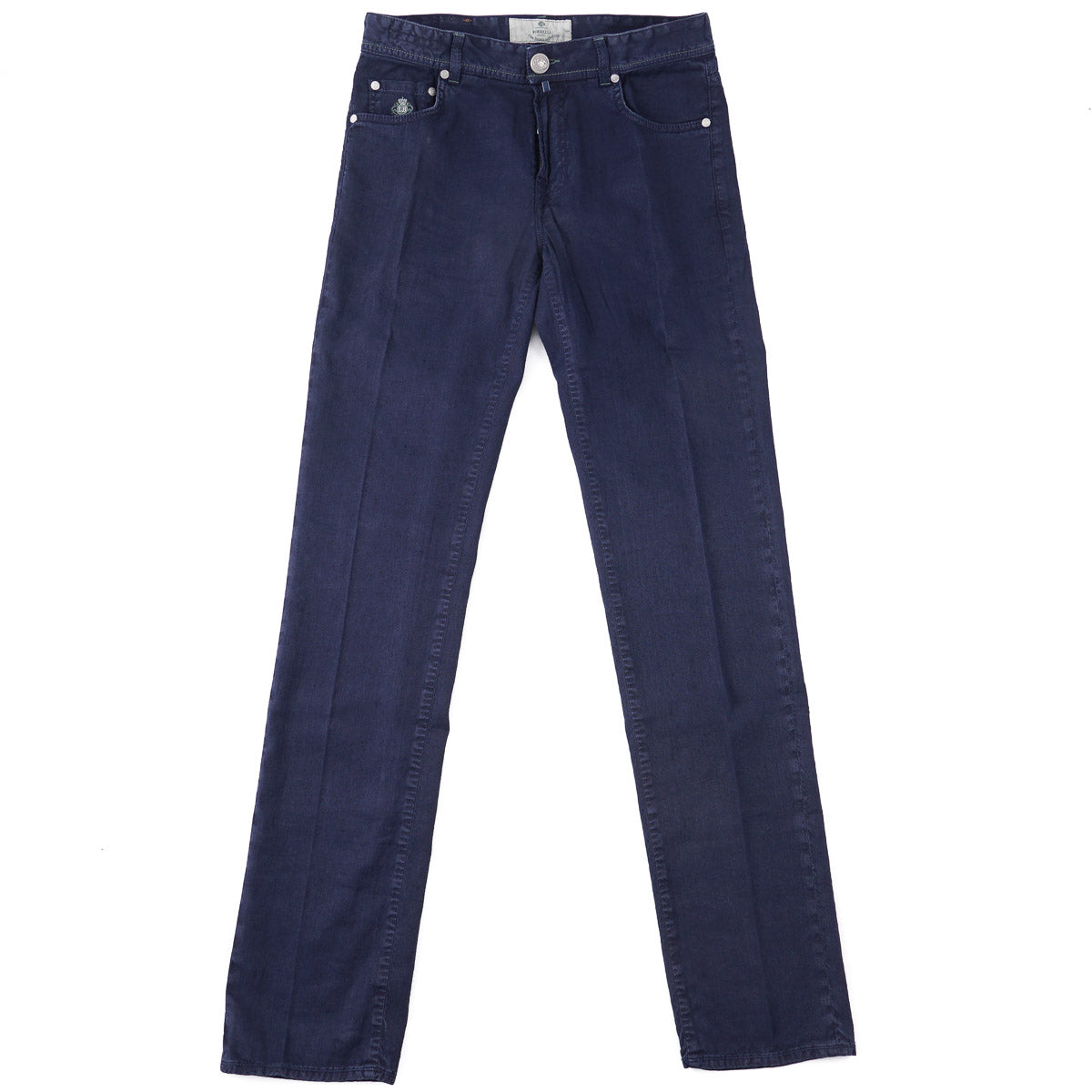 Luigi Borrelli Lightweight Linen-Cotton Jeans - Top Shelf Apparel