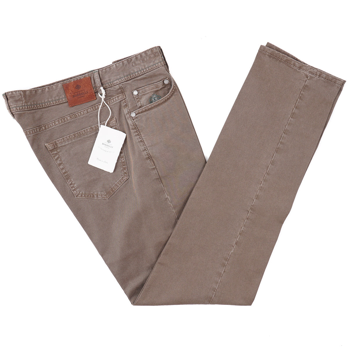 Luigi Borrelli Straight Fit Twill Jeans - Top Shelf Apparel