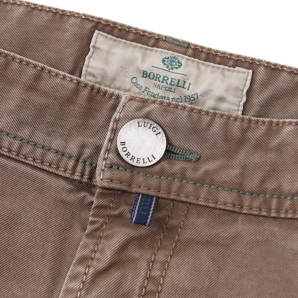 Luigi Borrelli Straight Fit Twill Jeans - Top Shelf Apparel