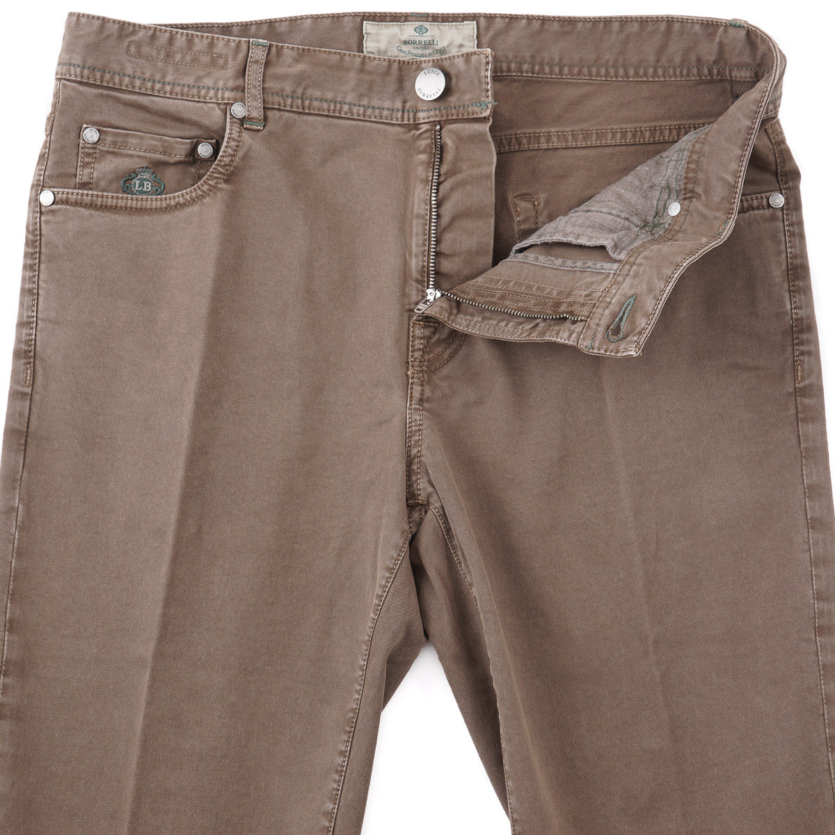 Luigi Borrelli Straight Fit Twill Jeans - Top Shelf Apparel
