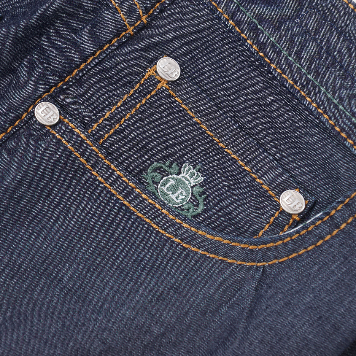Luigi Borrelli Lightweight Chambray Jeans - Top Shelf Apparel