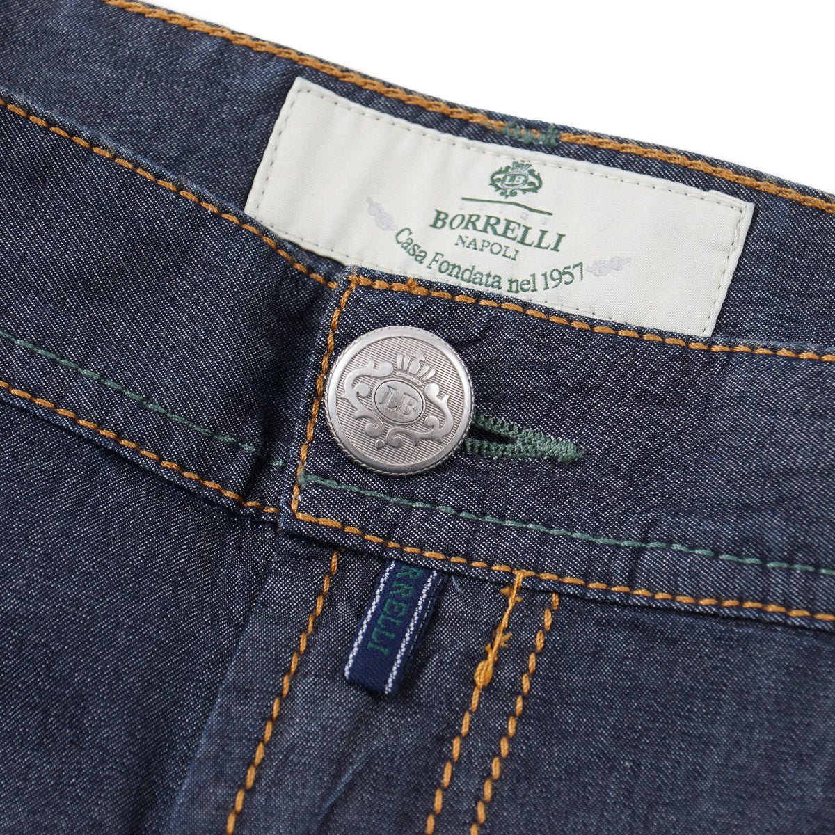 Luigi Borrelli Lightweight Chambray Jeans - Top Shelf Apparel