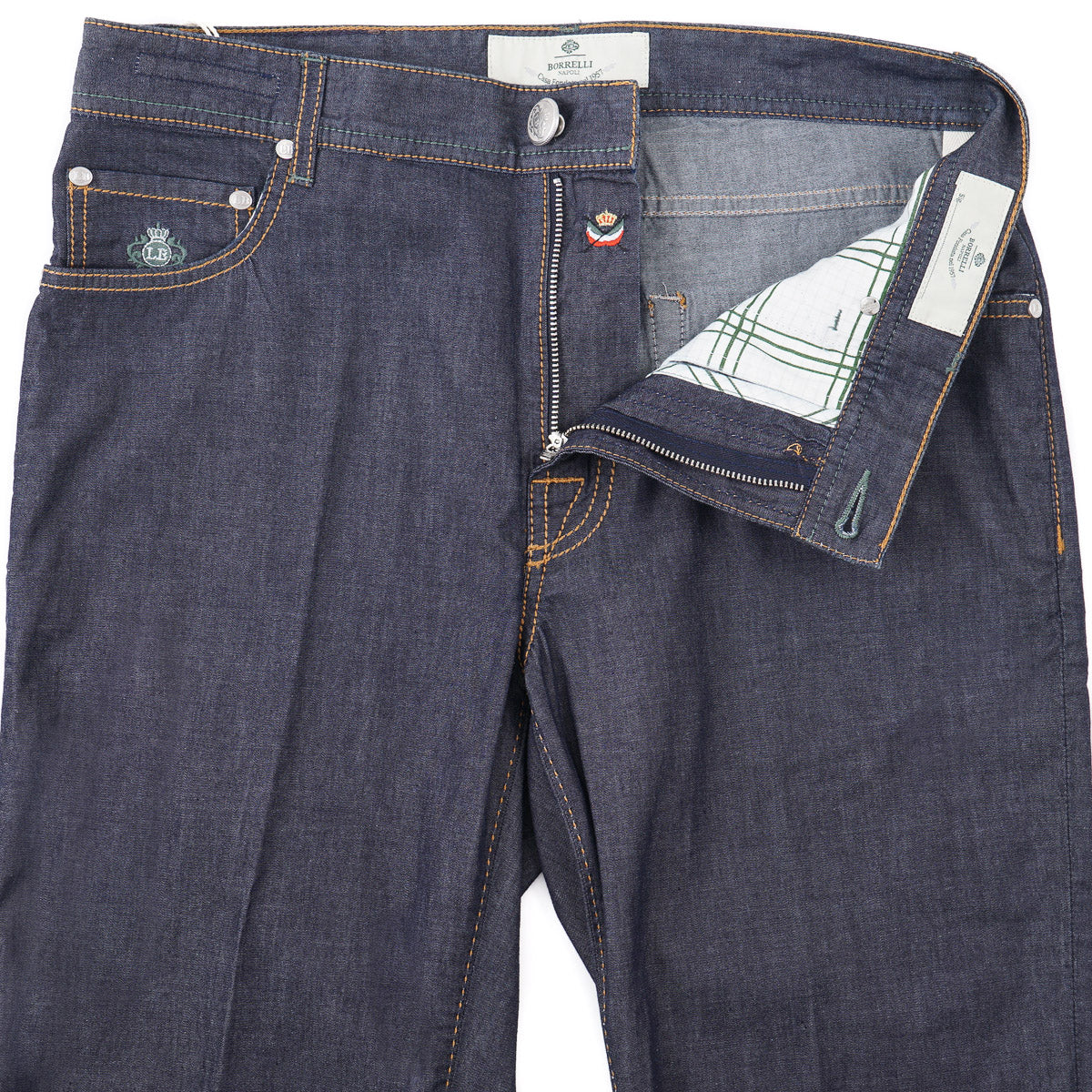 Luigi Borrelli Lightweight Chambray Jeans - Top Shelf Apparel