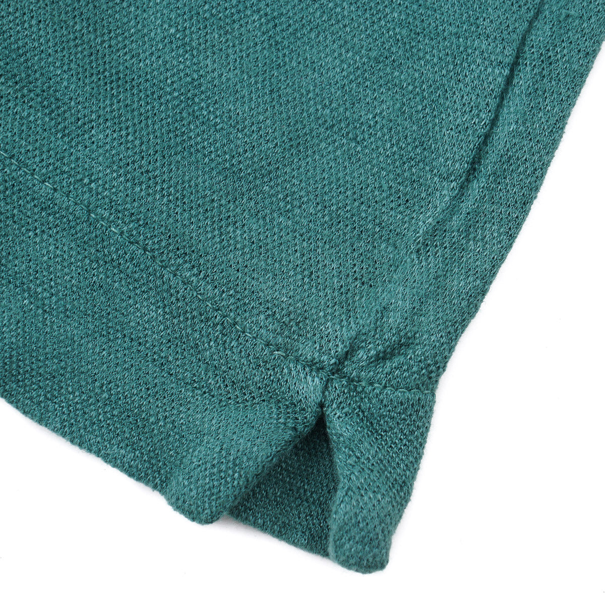 Boglioli Knit Linen Polo Shirt