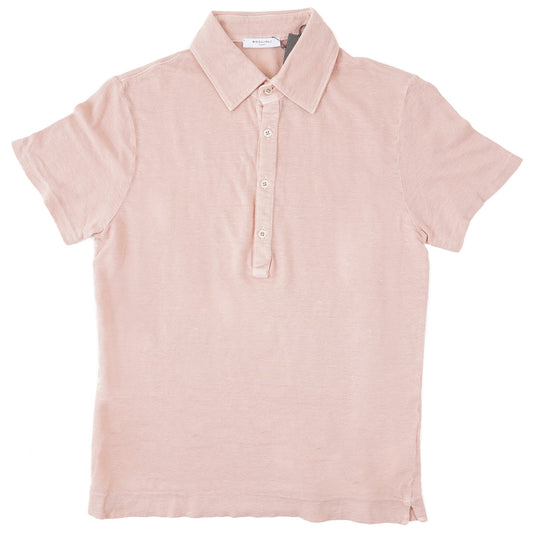 Boglioli Knit Linen Polo Shirt
