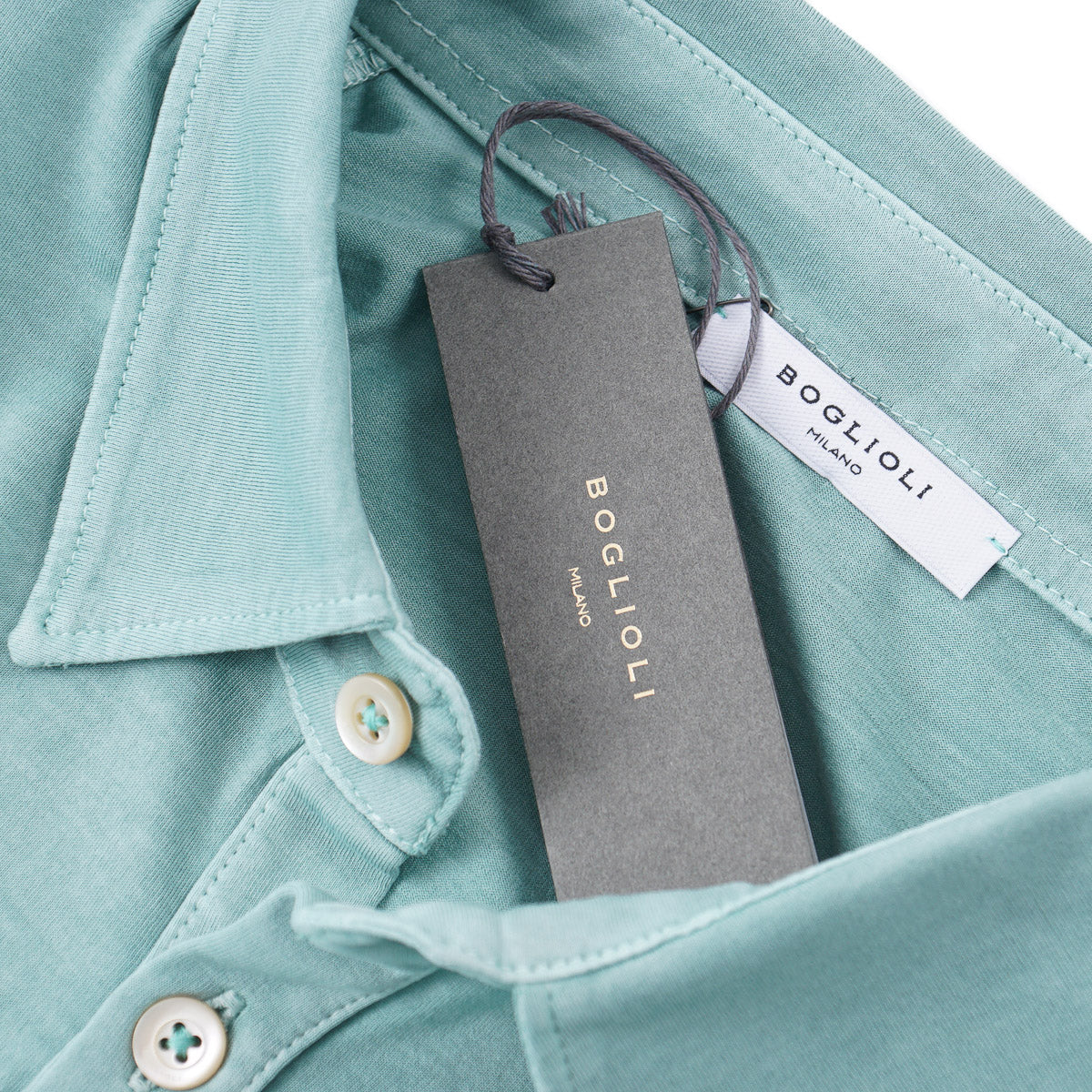 Boglioli Lightweight Cotton Polo Shirt