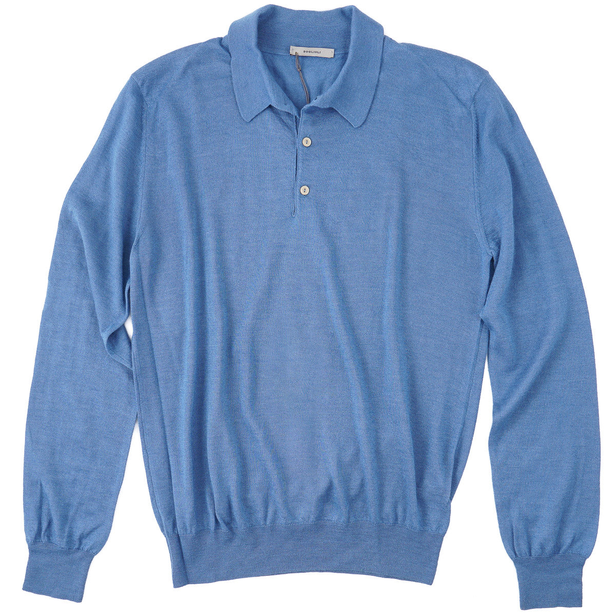 Boglioli Cashmere-Silk Polo Sweater - Top Shelf Apparel