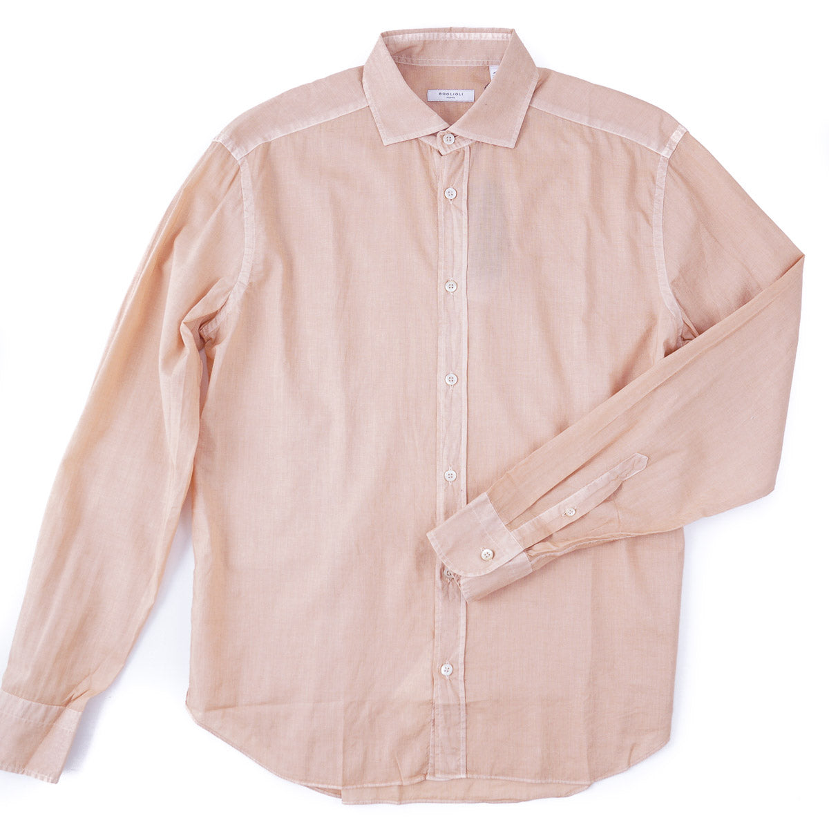 Boglioli Lightweight Washed Cotton Shirt - Top Shelf Apparel