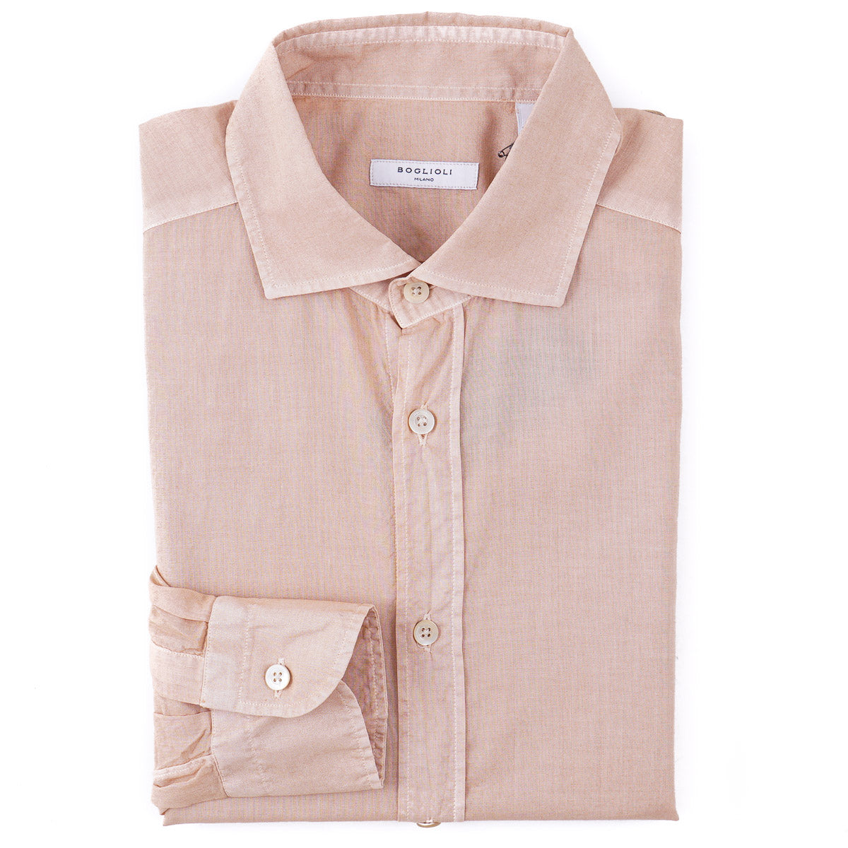 Boglioli Lightweight Washed Cotton Shirt - Top Shelf Apparel