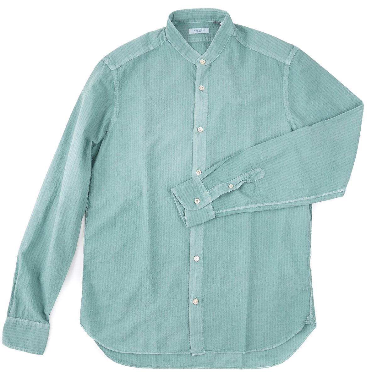 Boglioli Light Cotton Seersucker Shirt - Top Shelf Apparel