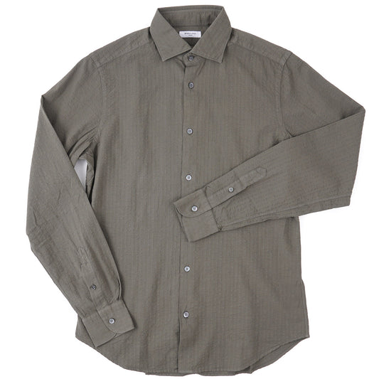 Boglioli Light Cotton Seersucker Shirt - Top Shelf Apparel