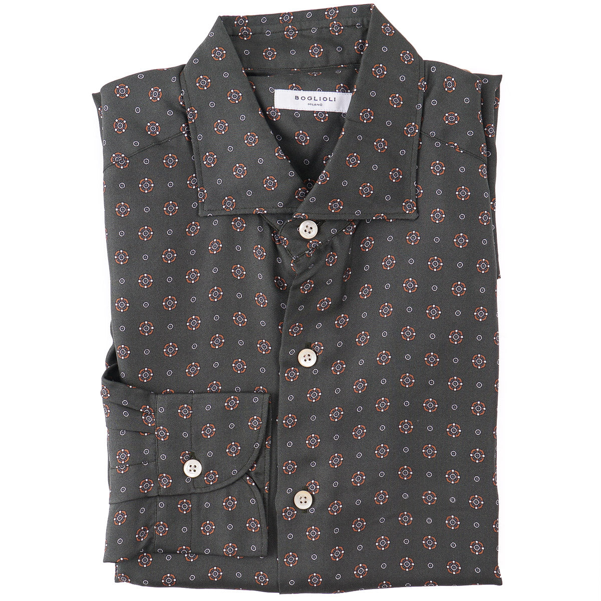 Boglioli Light Printed Silk Shirt - Top Shelf Apparel