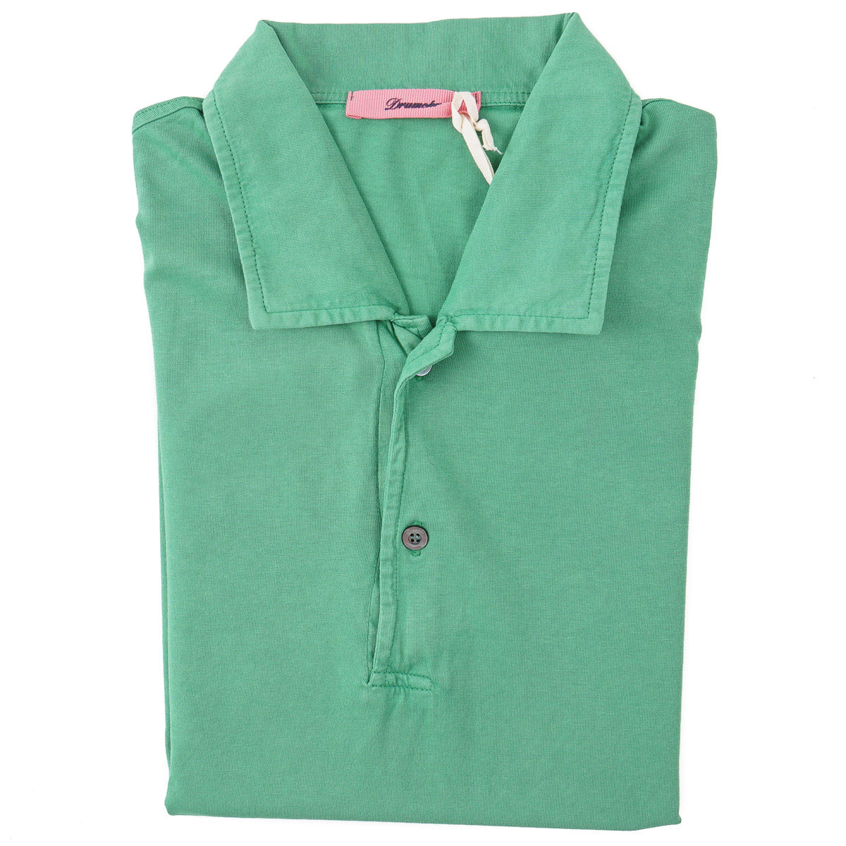 Drumohr Short Sleeve Jersey Cotton Polo - Top Shelf Apparel