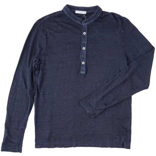 Boglioli Knit Linen Henley Shirt