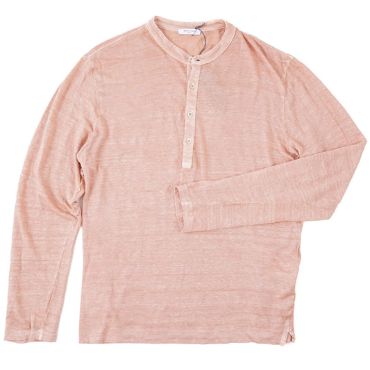 Boglioli Knit Linen Henley Shirt
