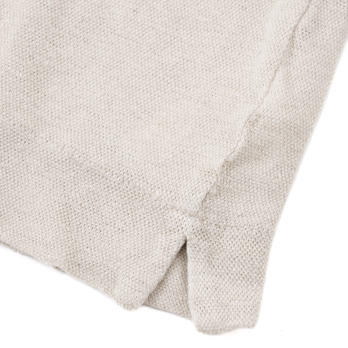 Boglioli Knit Linen Polo Shirt