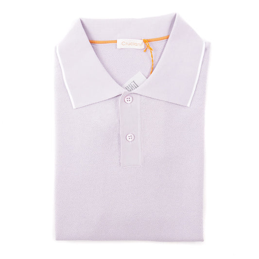 Cruciani Cotton Polo with Contrast Tipping