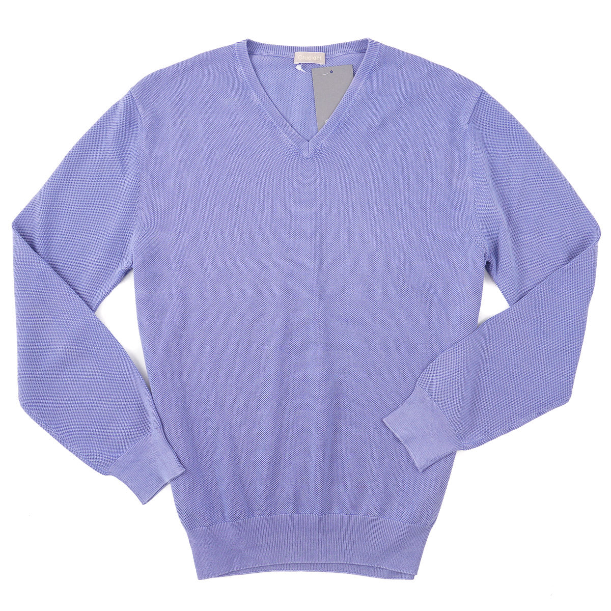 Cruciani Pique Knit Cotton Sweater - Top Shelf Apparel