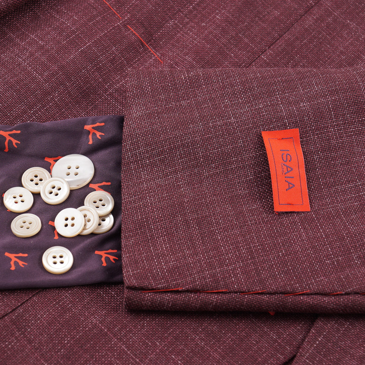 Isaia Light Wool-Silk-Linen Sport Coat - Top Shelf Apparel