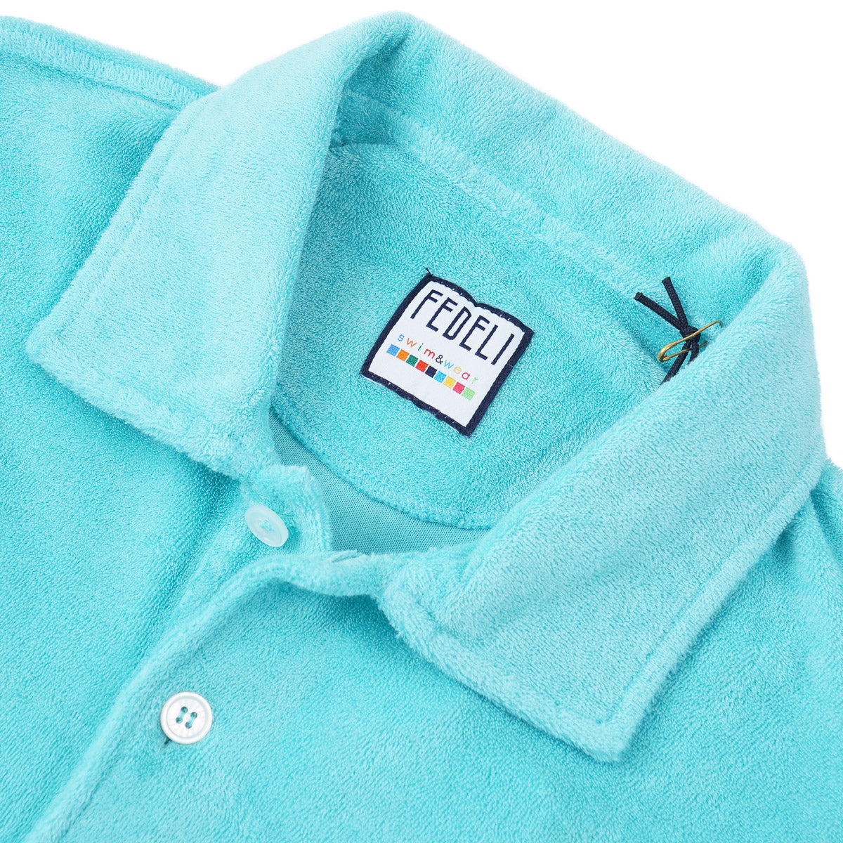 Fedeli Terry Cotton Polo Shirt - Top Shelf Apparel