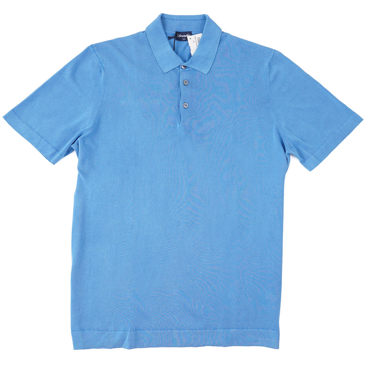 Drumohr Lightweight Cotton Polo Sweater