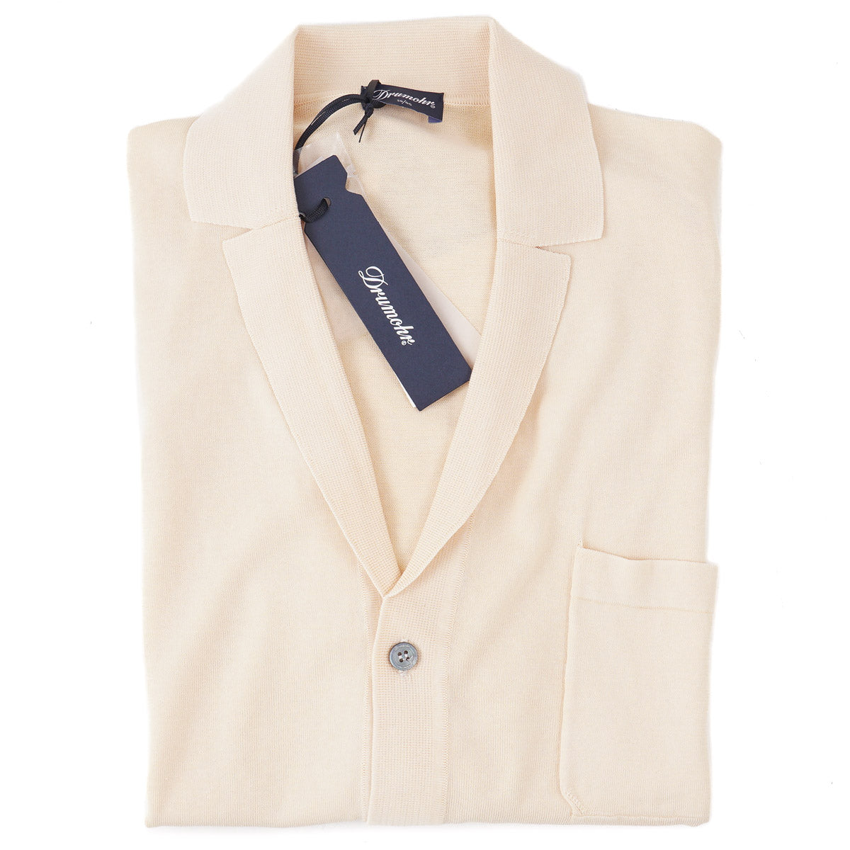 Drumohr Cardigan Sweater with Lapels