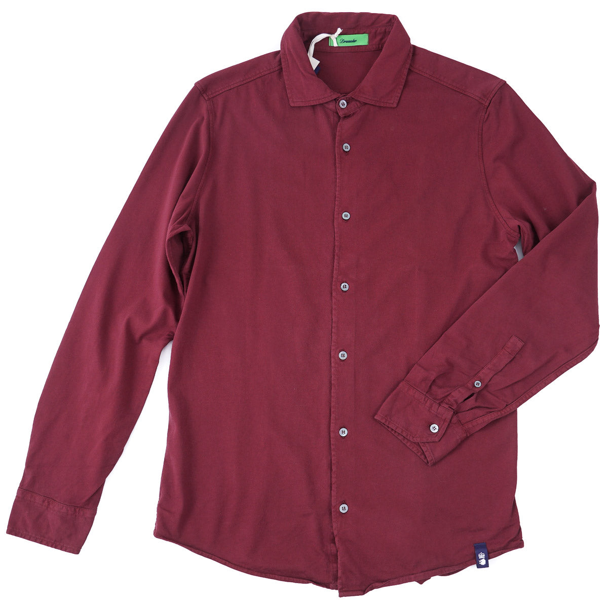Drumohr Long Sleeve Jersey Cotton Shirt - Top Shelf Apparel