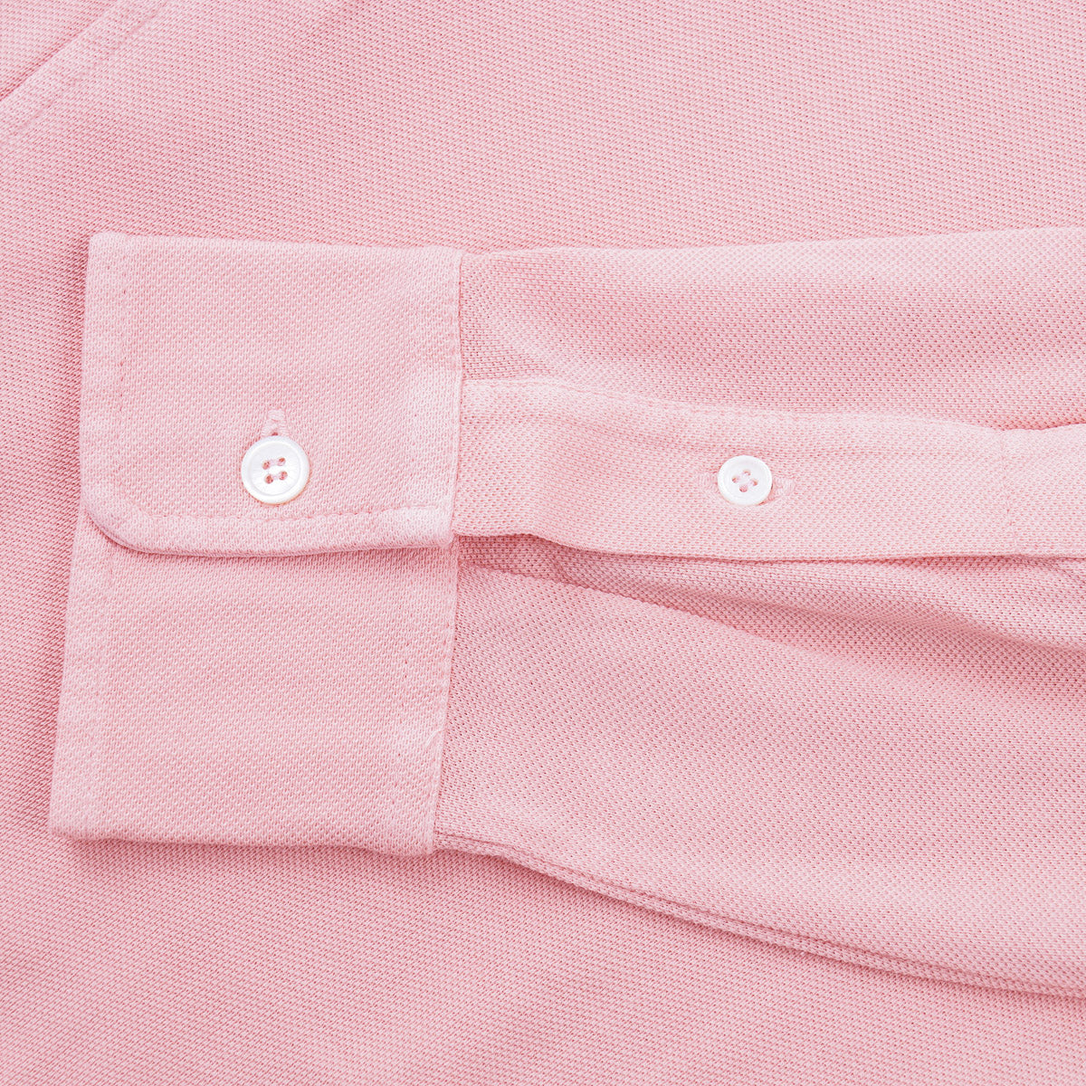 Fedeli Long Sleeve Pique Cotton Shirt - Top Shelf Apparel
