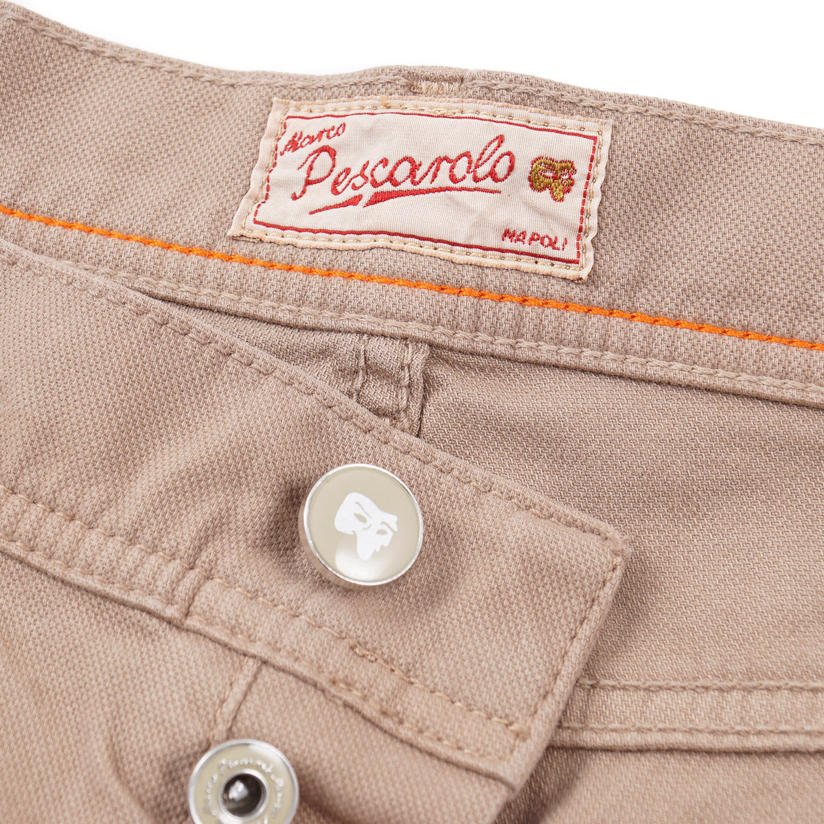 Marco Pescarolo 5-Pocket Cotton Pants - Top Shelf Apparel