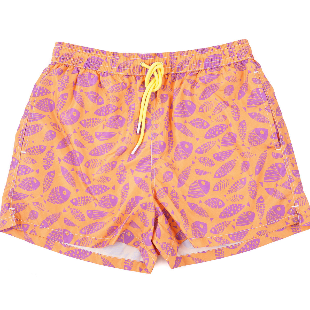 Sartorio Tropical Fish Print Swim Trunks Top Shelf Apparel