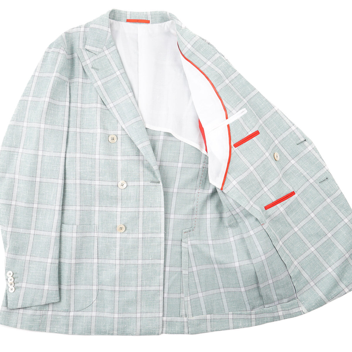Isaia Woven Wool-Silk-Linen Sport Coat - Top Shelf Apparel