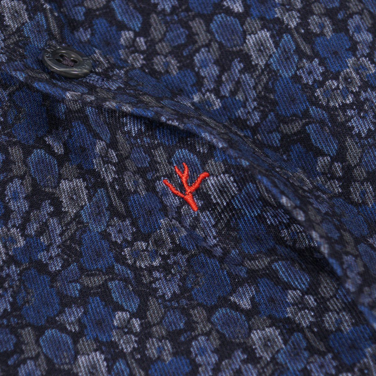 Isaia Slim-Fit Printed Cotton Shirt - Top Shelf Apparel