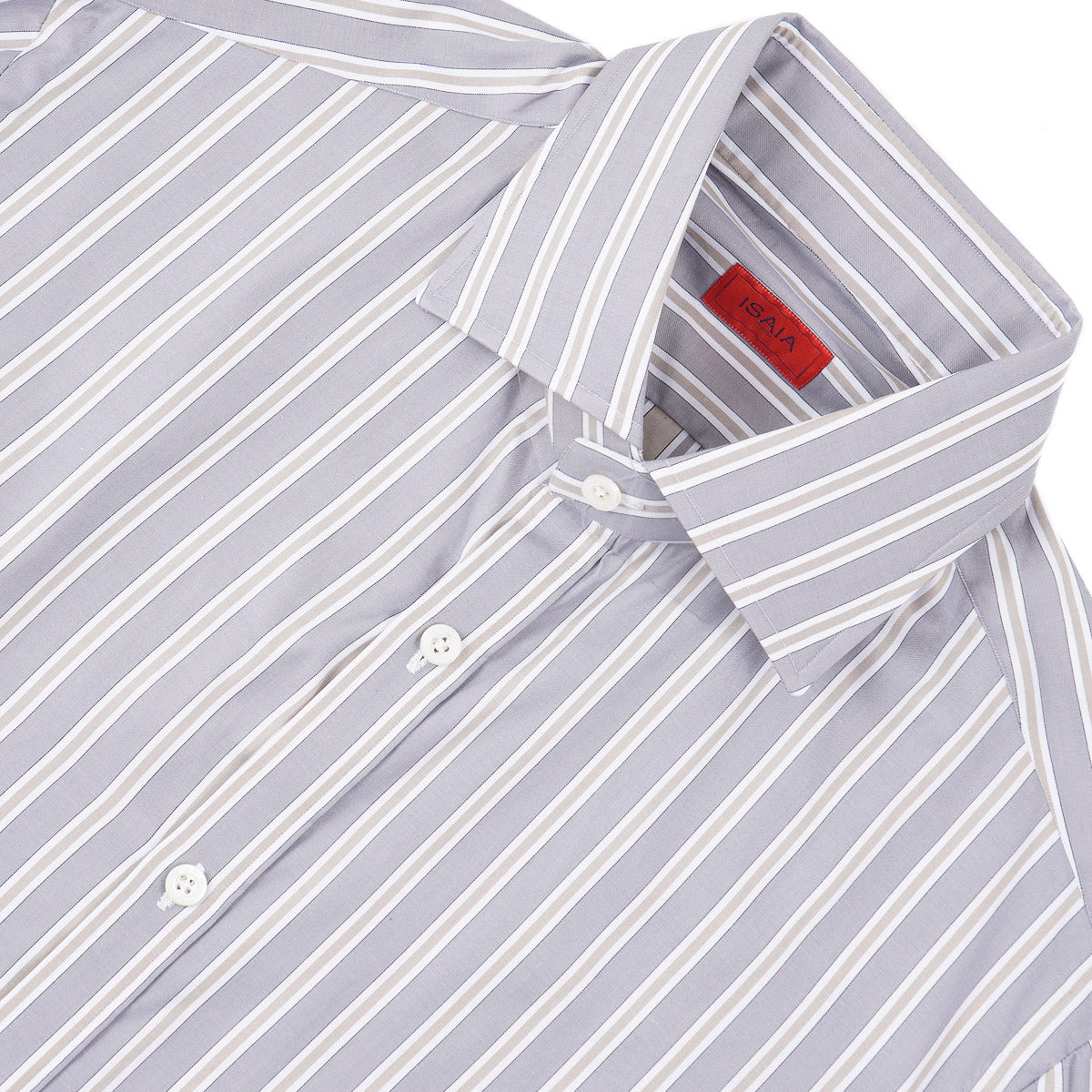 Isaia Tailored-Fit Cotton Dress Shirt - Top Shelf Apparel