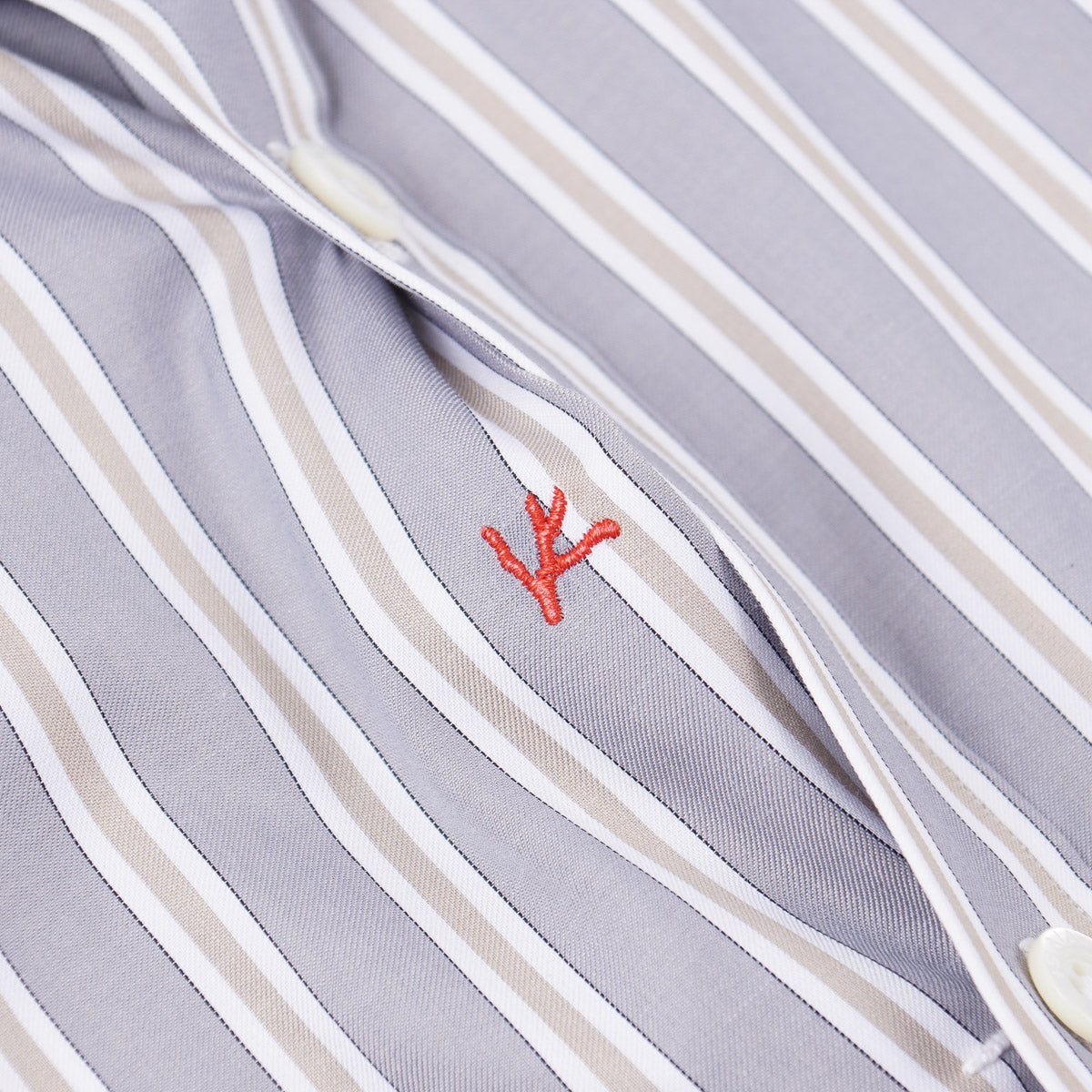 Isaia Tailored-Fit Cotton Dress Shirt - Top Shelf Apparel