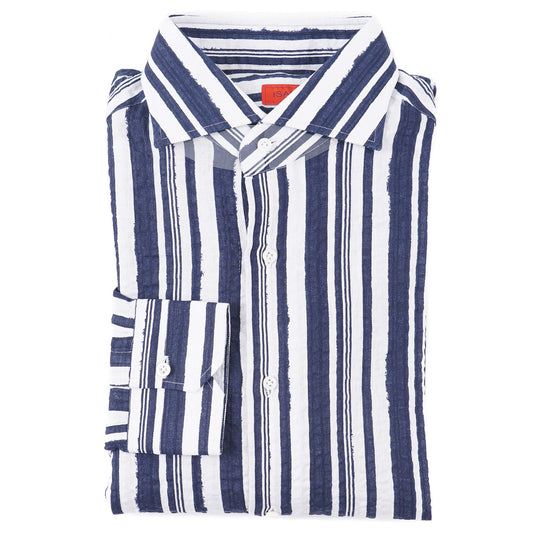 Isaia Tailored-Fit 'Mix' Linen Shirt