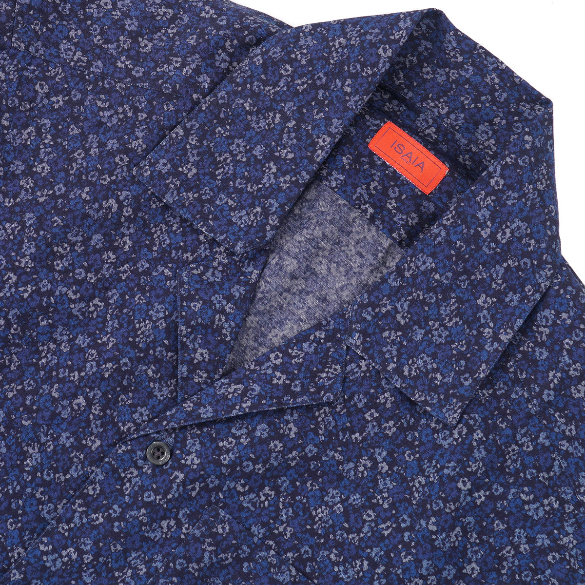 Isaia Printed Shirt with Camp Collar - Top Shelf Apparel