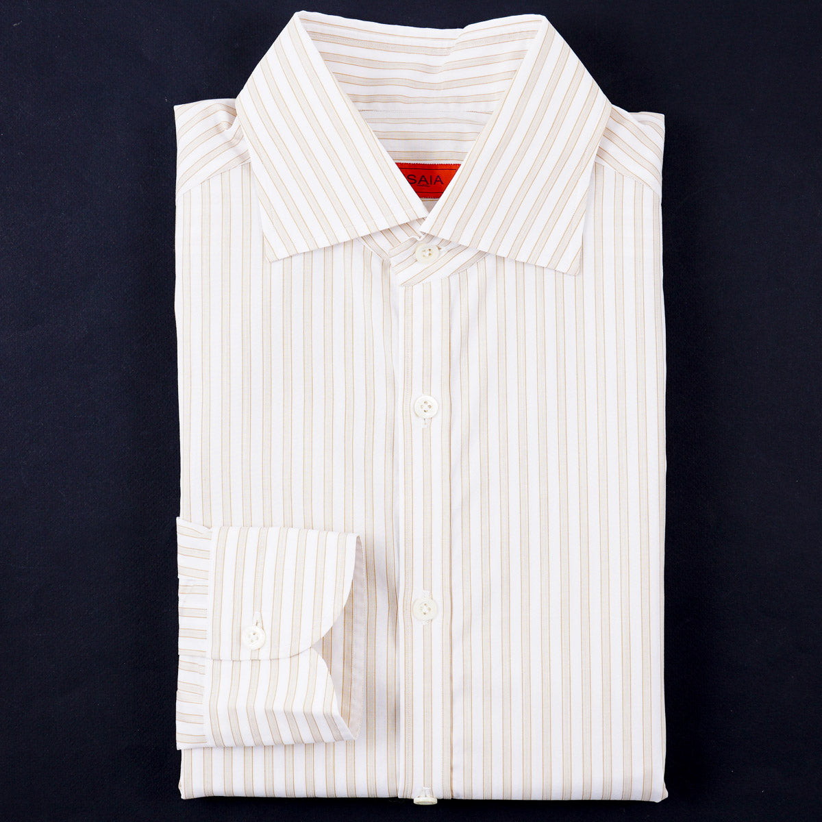 Isaia Tailored-Fit 'Mix' Cotton Shirt - Top Shelf Apparel