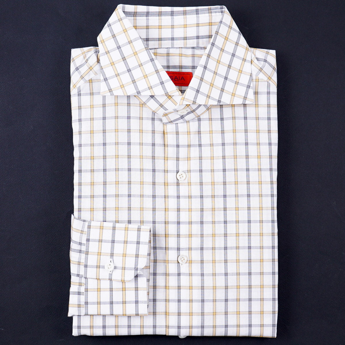 Isaia Tailored-Fit 'Mix' Cotton Shirt - Top Shelf Apparel