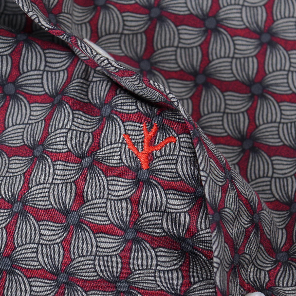 Isaia Slim-Fit Printed Cotton Shirt - Top Shelf Apparel