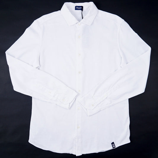 Drumohr Long Sleeve Jersey Cotton Shirt
